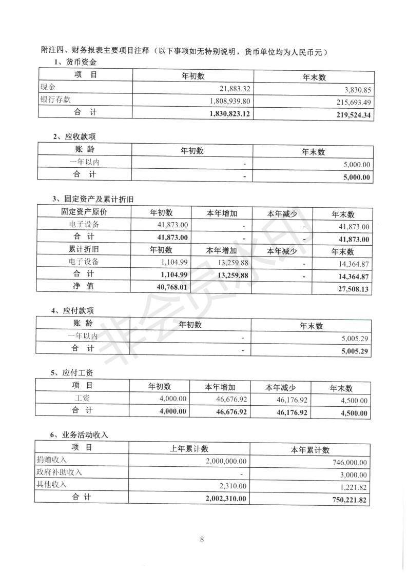 深圳市中润大平慈善基金会2021年度审计报告(图10)