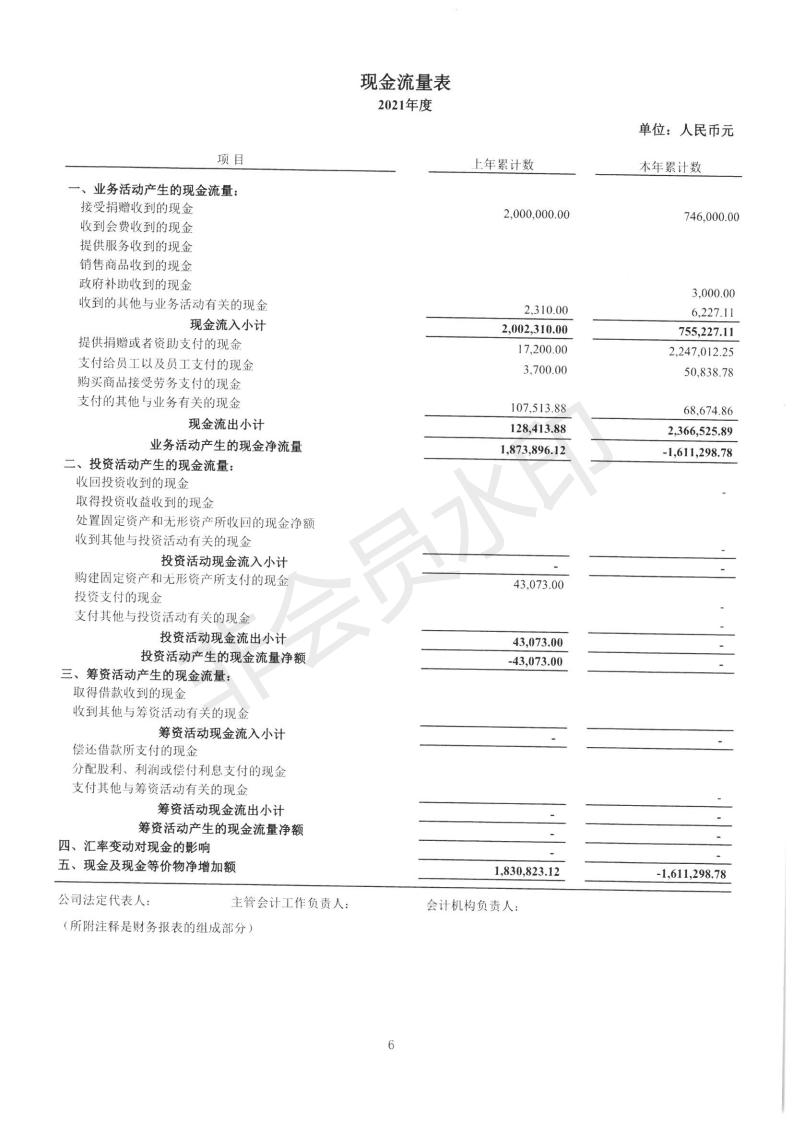 深圳市中润大平慈善基金会2021年度审计报告(图8)