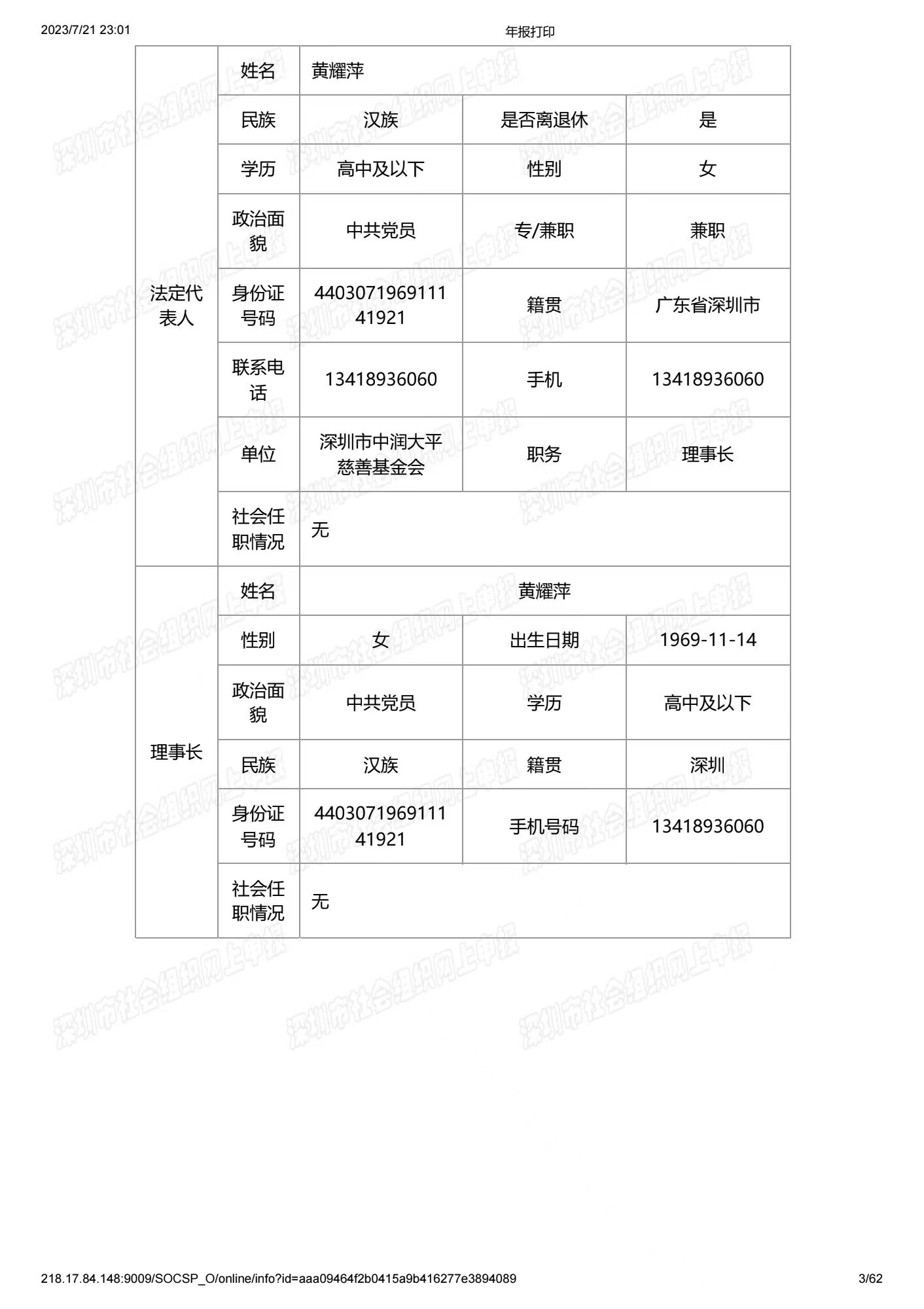 深圳市中润大平慈善基金会2021年度工作报告书(图3)